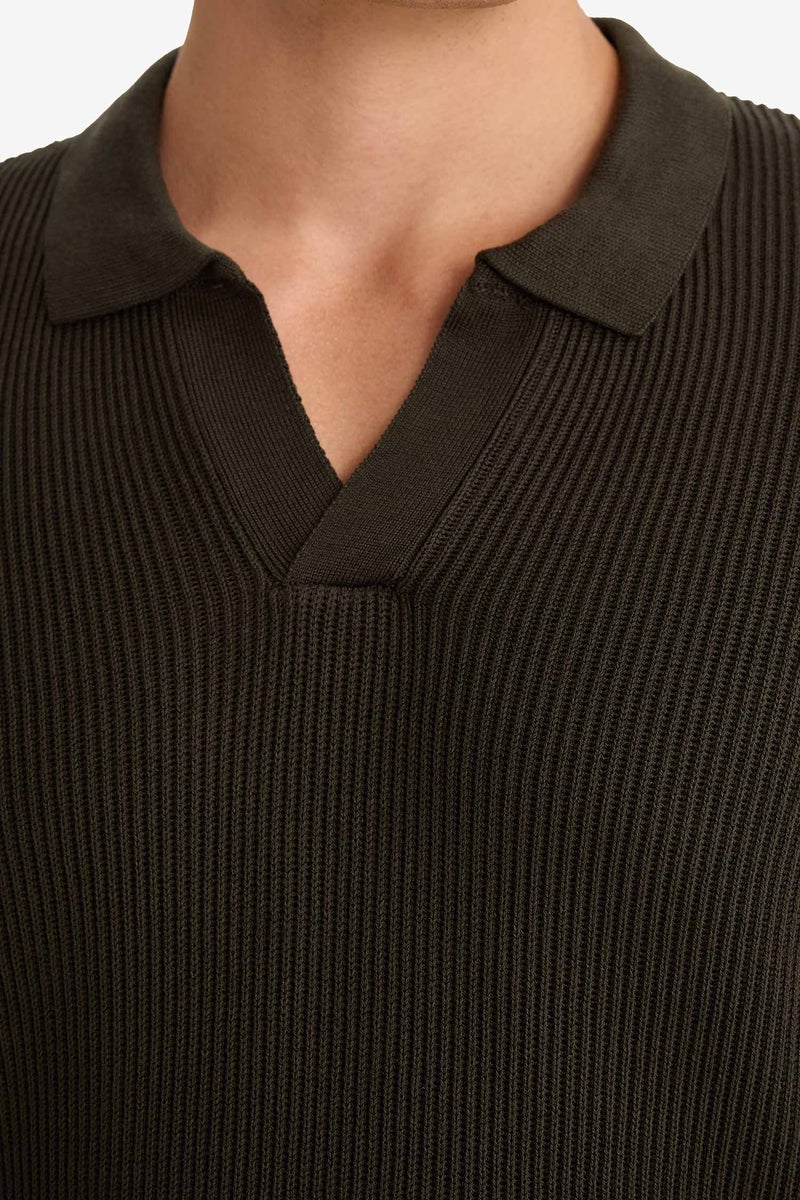 DeFacto Green Man Standard Fit Knitwear Pullover Casual - Image 5